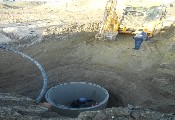 Výstavba ČS odpadových vôd - Rovinka - december 2014